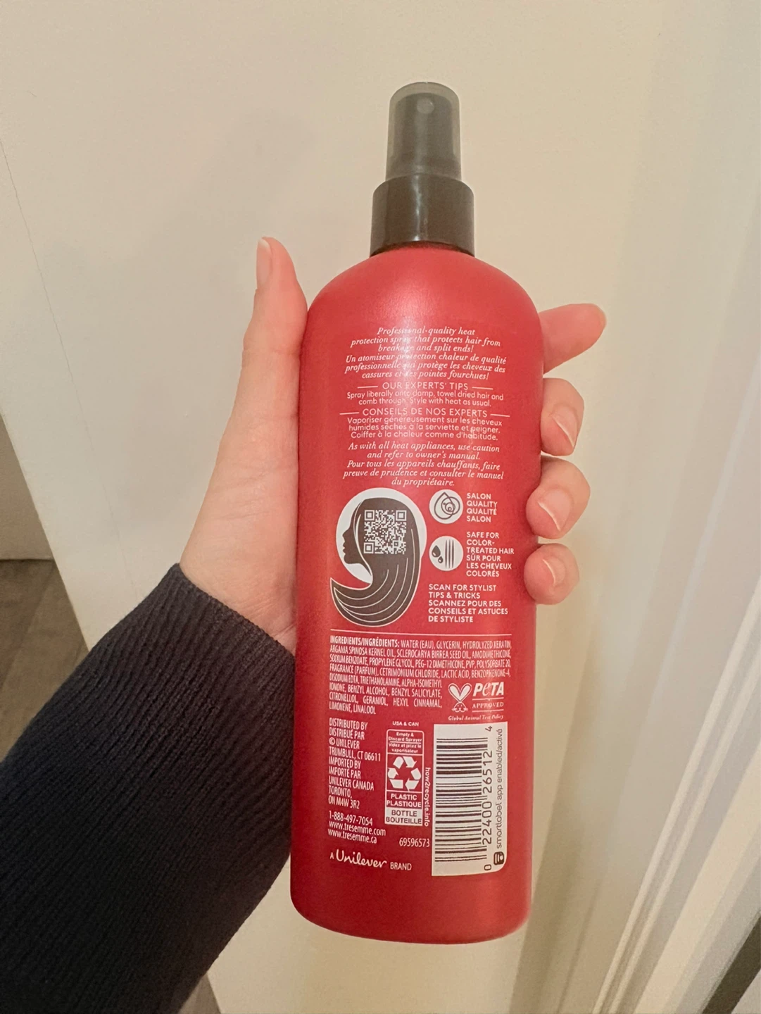 TRESemmé Keratin Smooth Heat Protection Spray 236 ml - photo 3