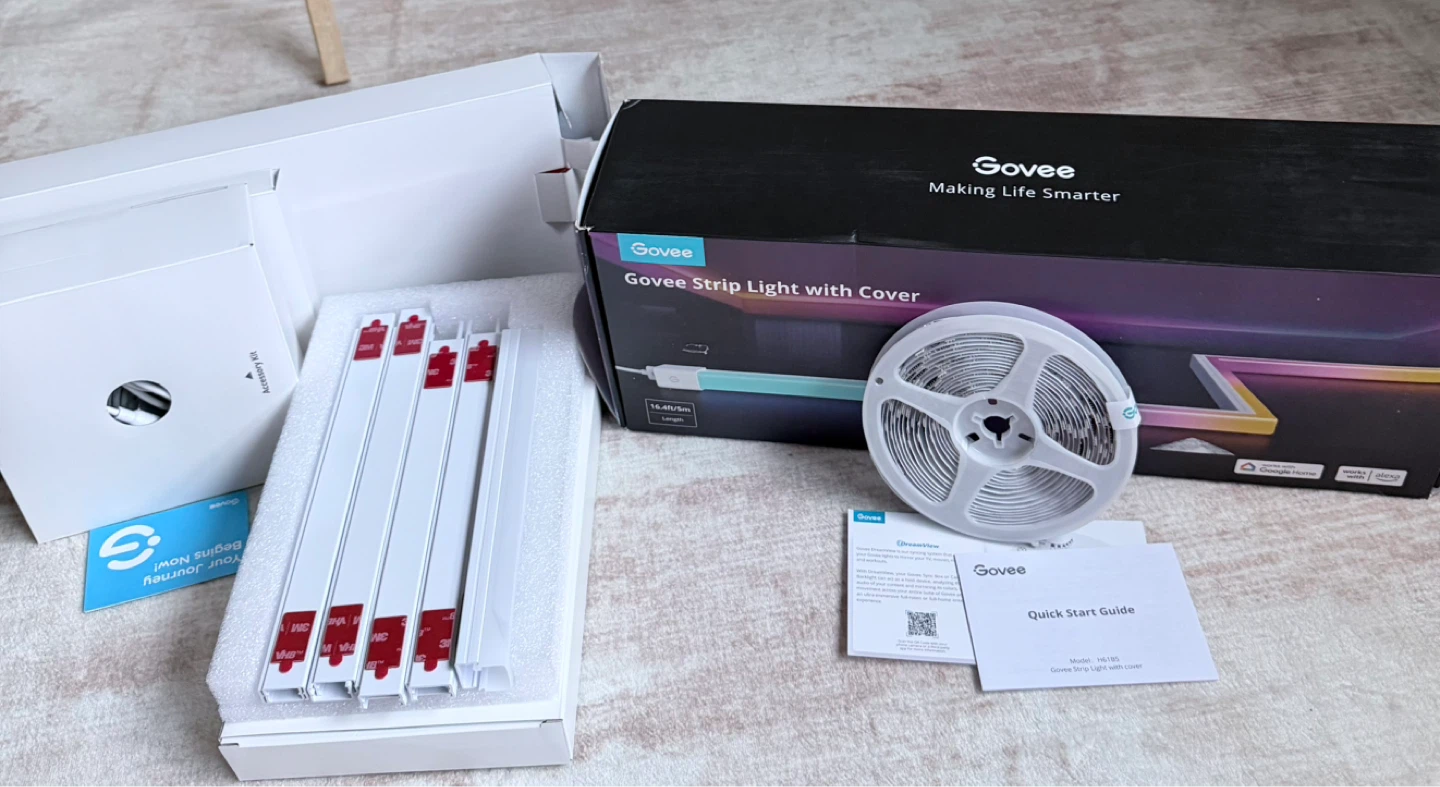 Govee RGBIC LED Strip Light with Cover 16.4ft/5m - photo 2