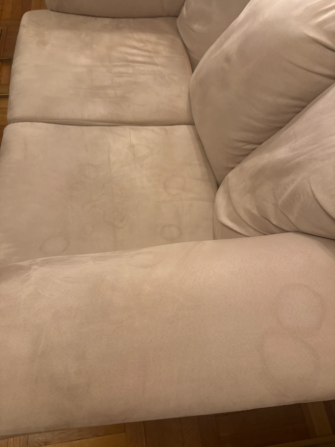 Raymour & Flanigan Light Beige Loveseat Sofa - photo 3