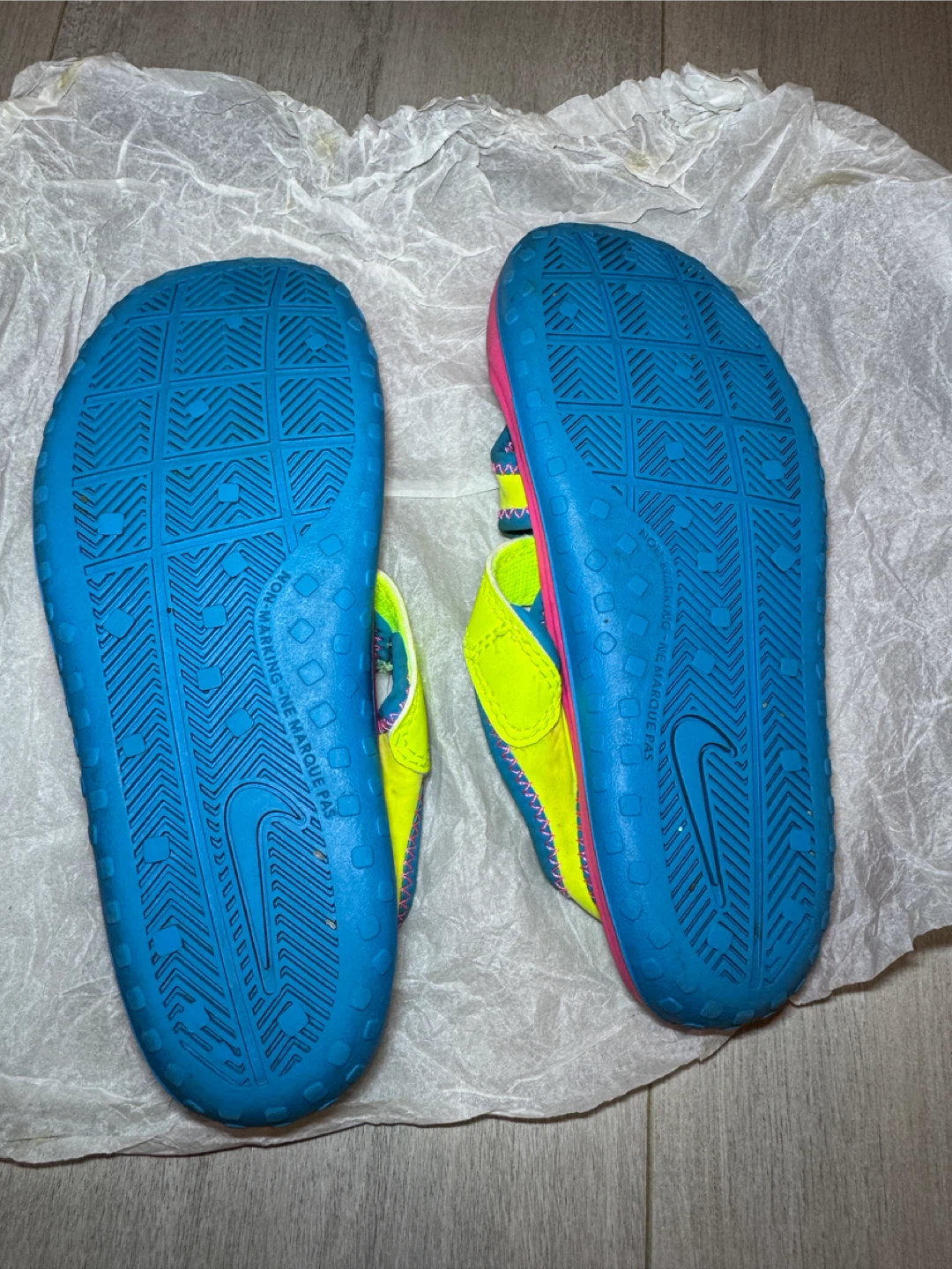 Nike Kids Sport Sandals Pink/Yellow - photo 2