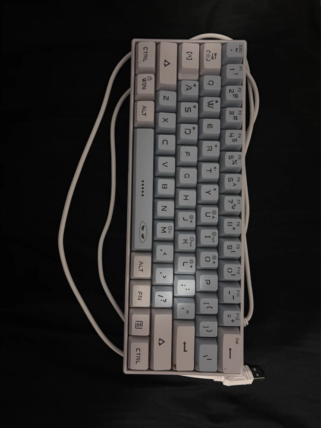 White Wireless Gaming Mouse and Wired Keyboard Combo - photo 3