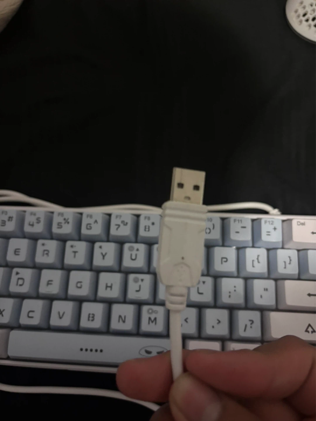White Wireless Gaming Mouse and Wired Keyboard Combo - photo 4