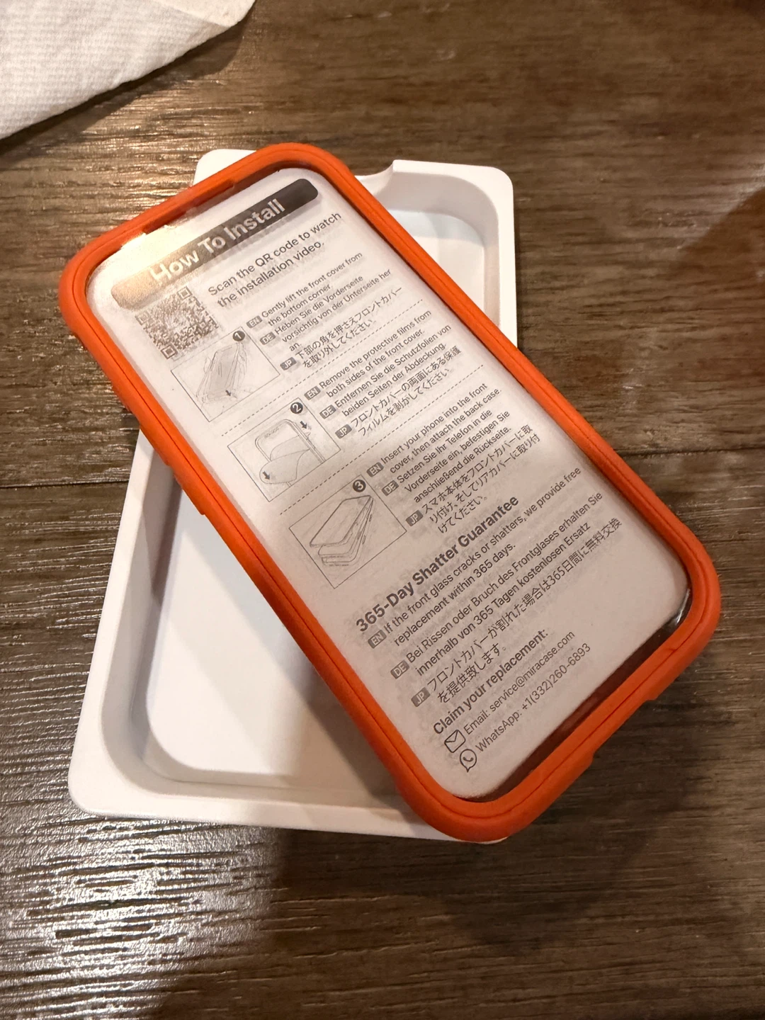 Orange Magnetic iPhone 17 Pro Case