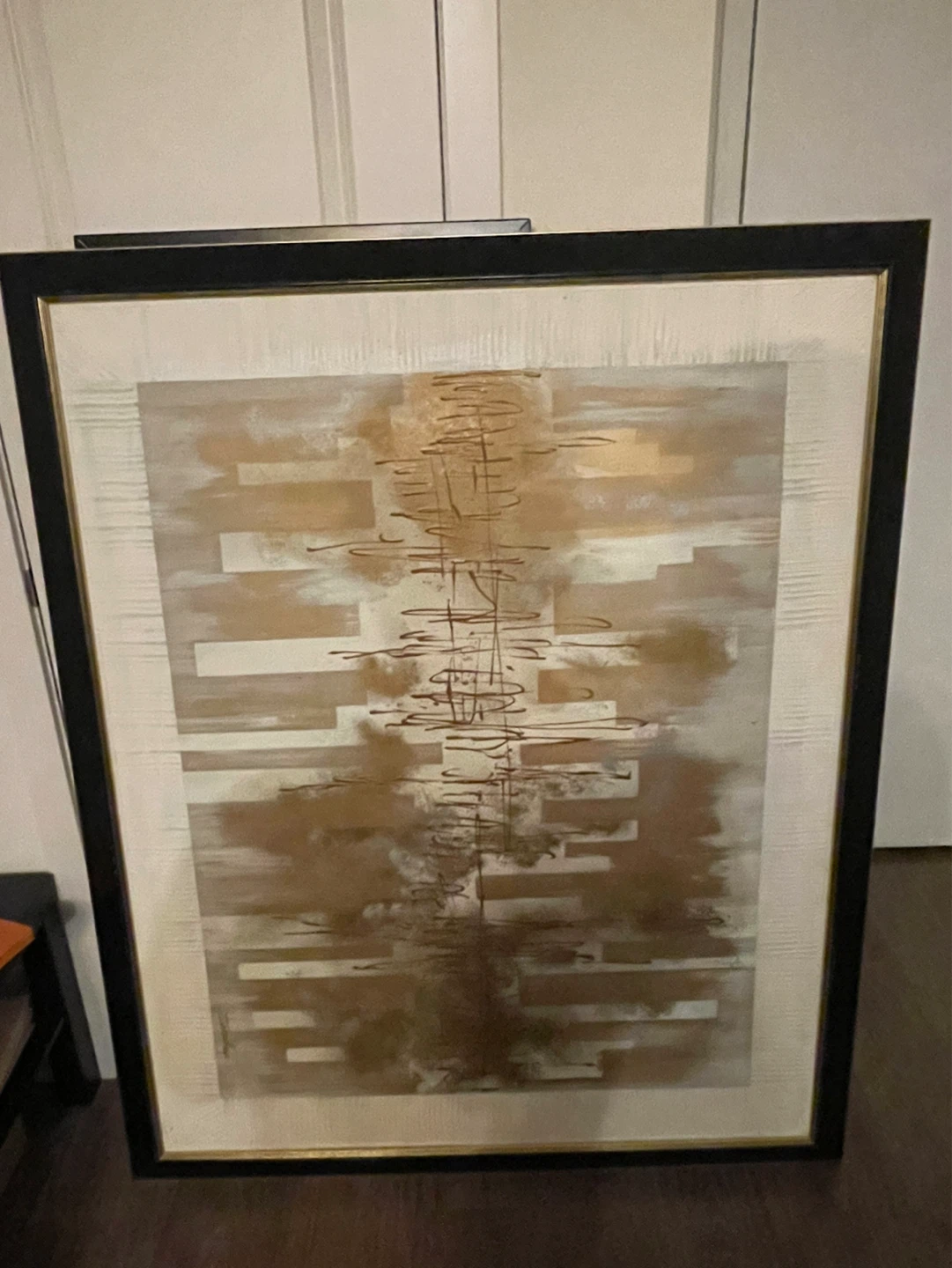 Framed Abstract Art Print - photo 2