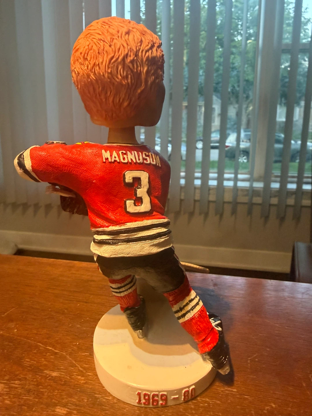 Kick 10 Denis Savard Chicago Blackhawks Bobblehead 1969-80 - photo 2
