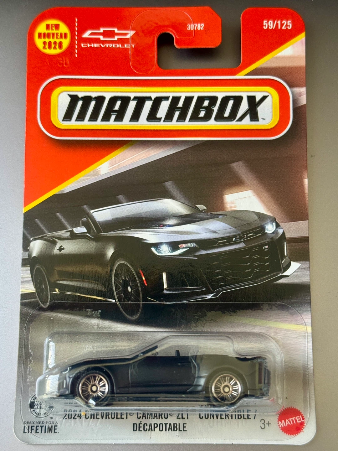 Matchbox Chevrolet Camaro ZLI Convertible