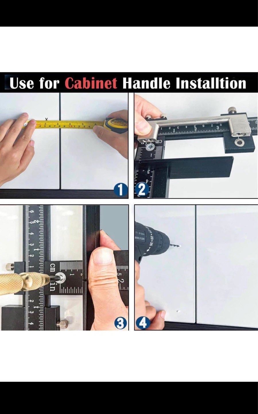 King & Charles Cabinet Handle Installation Jig - photo 4