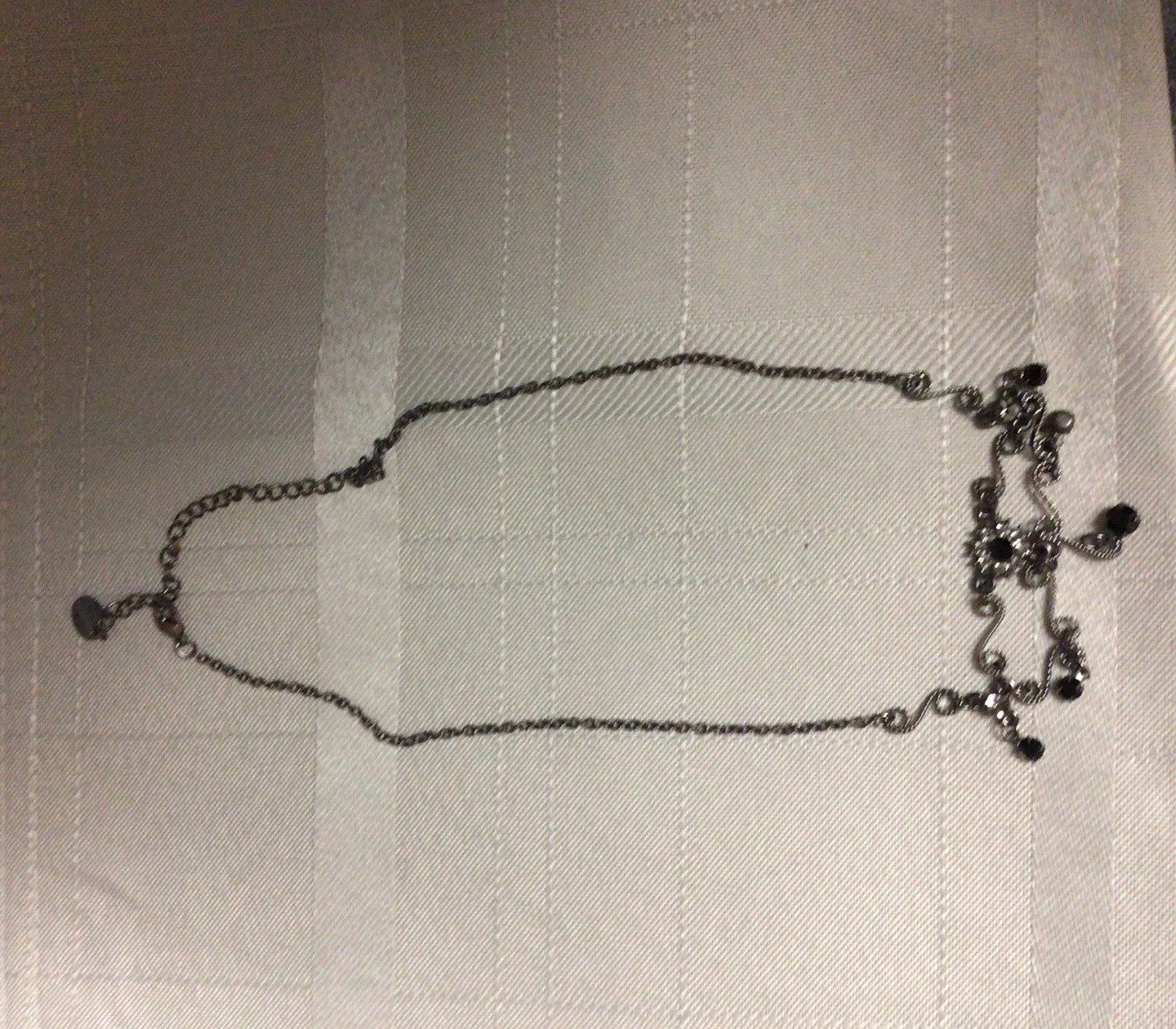 Vintage Necklace with Dark Beads - photo 2
