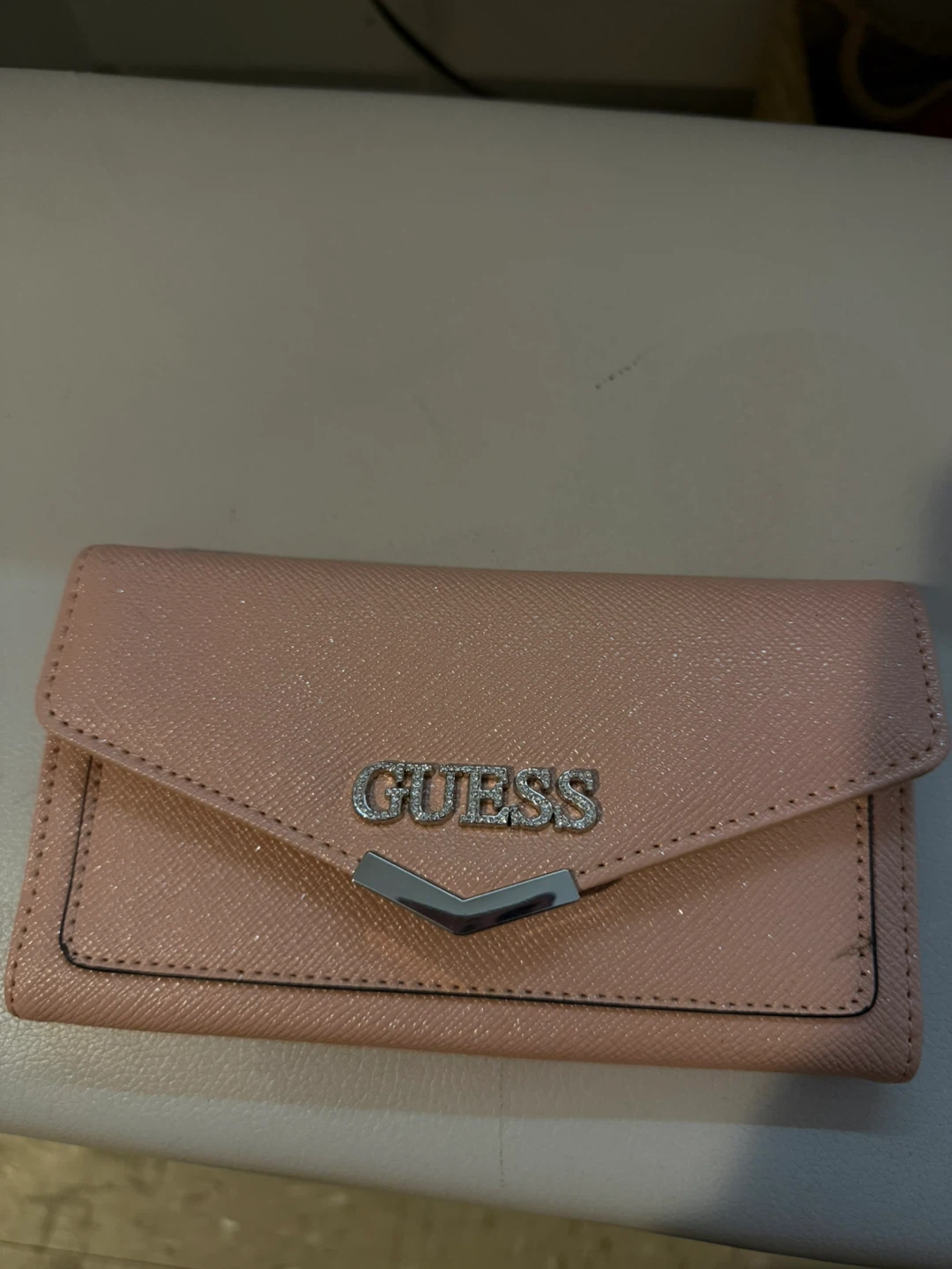 Guess Pink Glitter Wallet with Matching Card Holder - photo 2