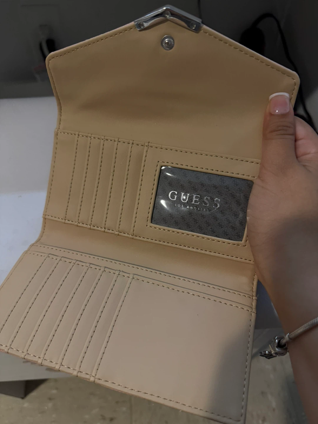 Guess Pink Glitter Wallet with Matching Card Holder - photo 4