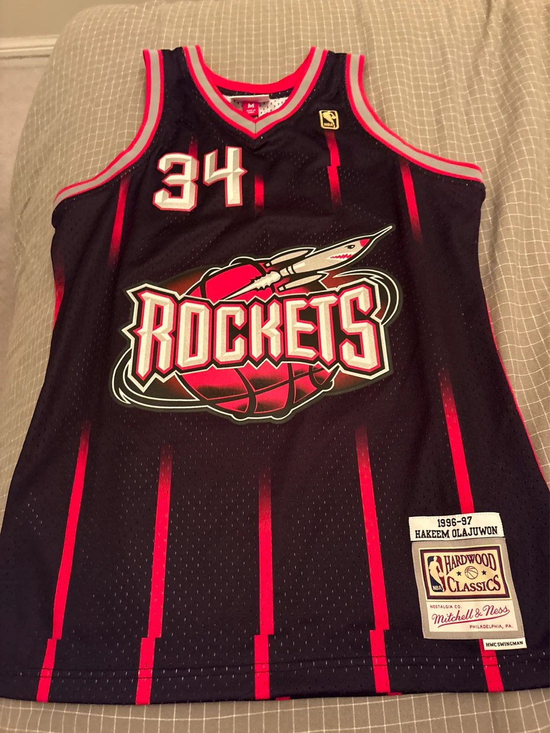Mitchell & Ness Hakeem Olajuwon Houston Rockets Jersey Size S