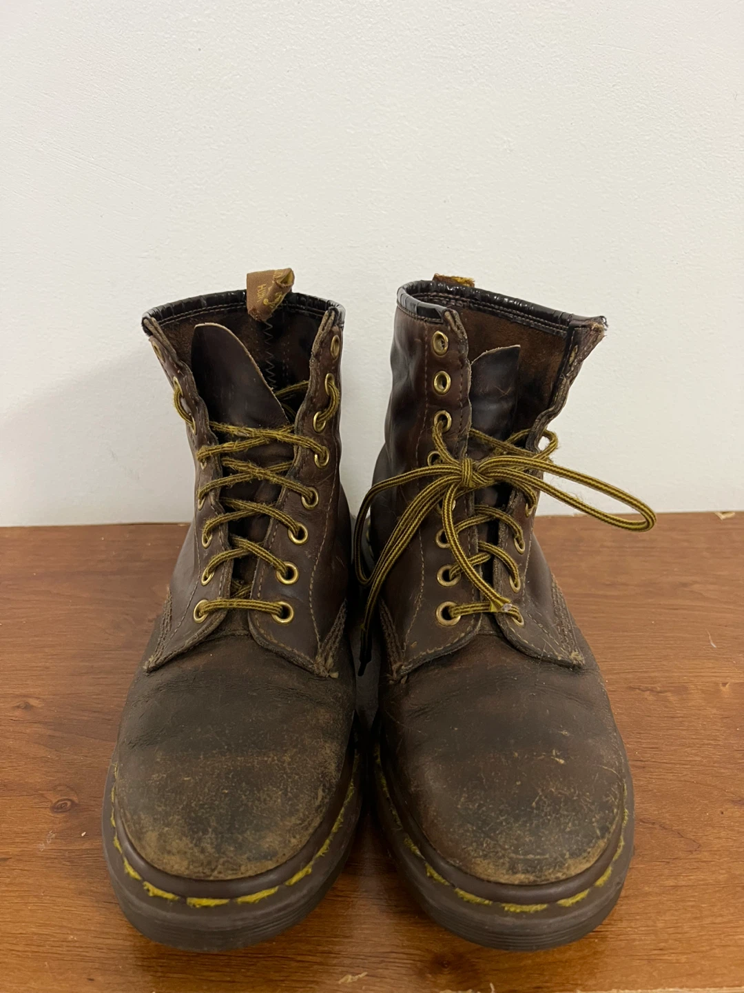 Vintage Dr. Martens Brown Leather Boots