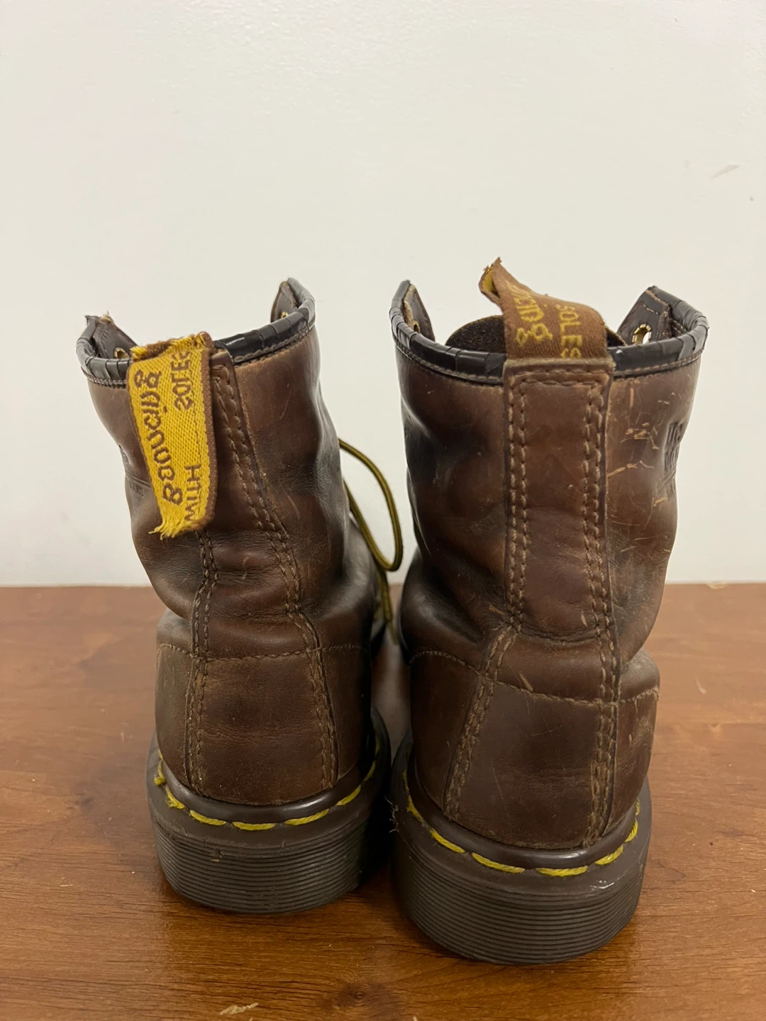 Vintage Dr. Martens Brown Leather Boots - photo 5