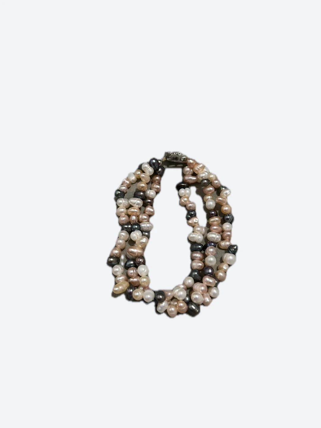 Multi-strand Mixed Fresh Water Pearl Bracelet
