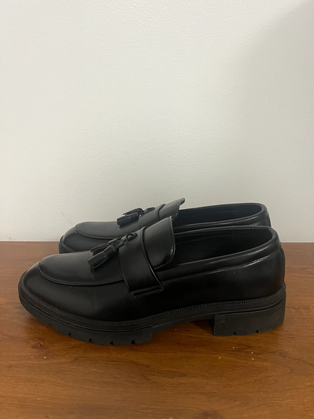 Black Tassel Loafer Shoes - photo 5