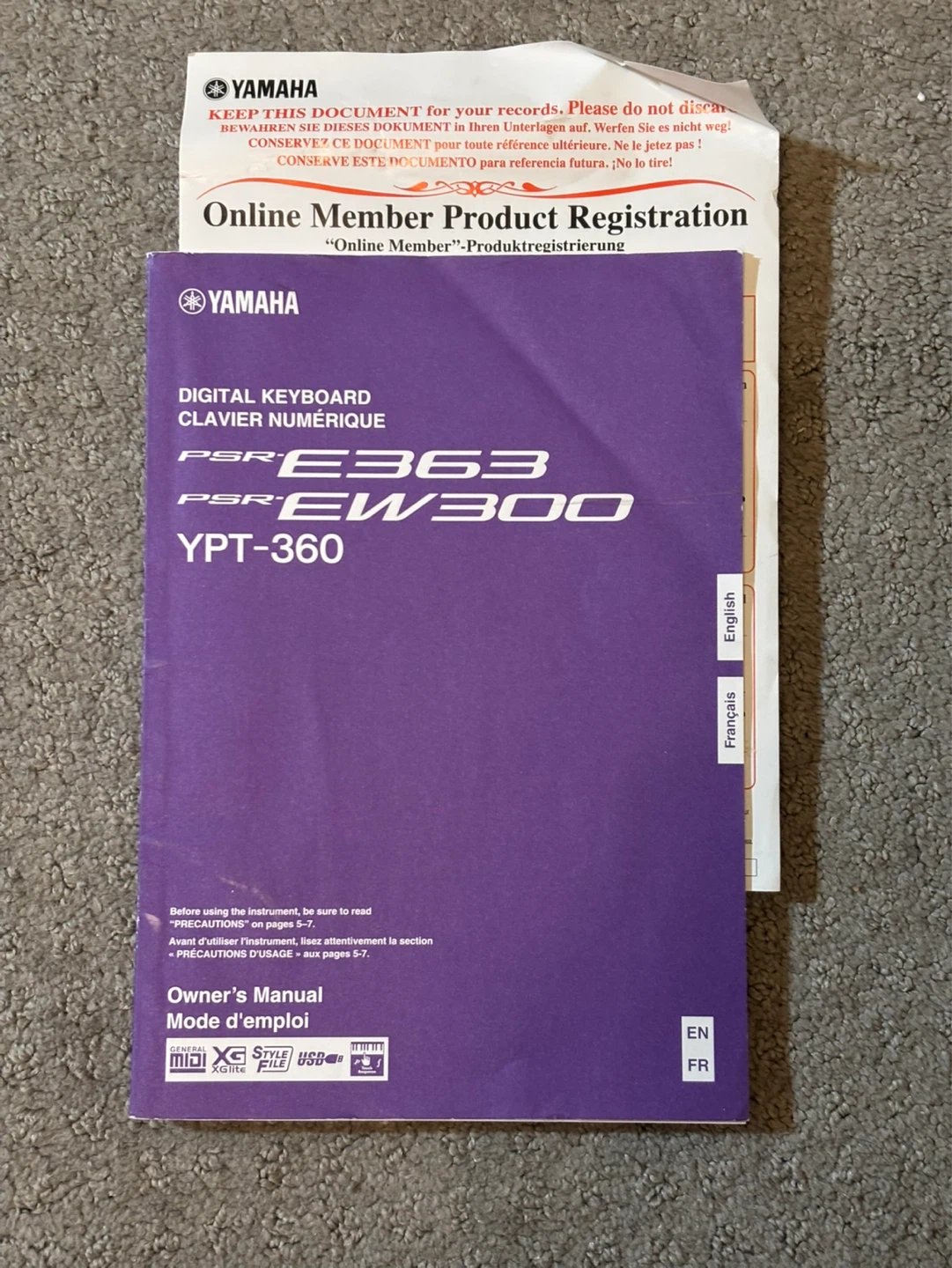 Yamaha PSR-E363 Digital Keyboard with Stand - photo 2