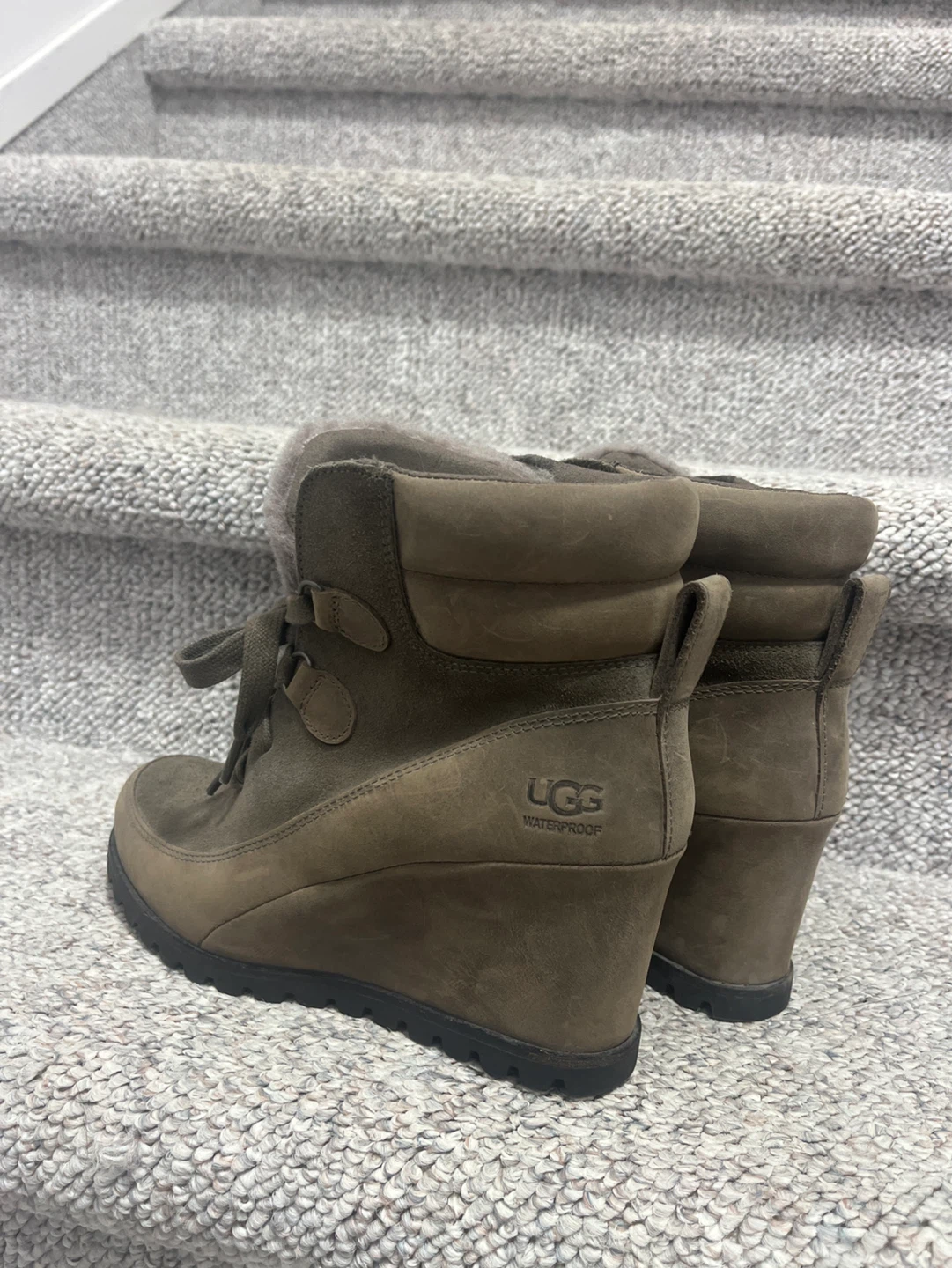 UGG Waterproof Wedge Winter Boots