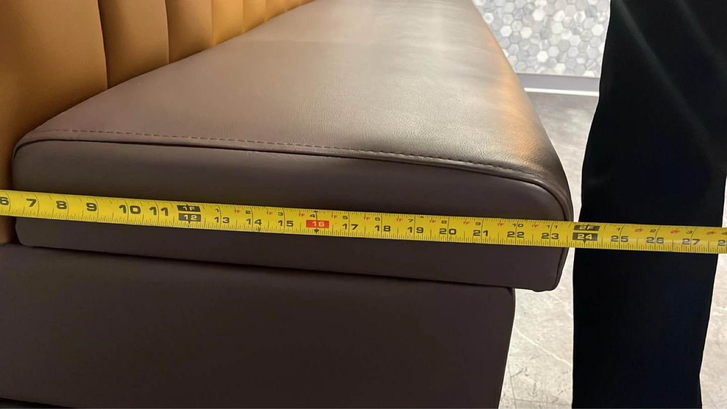 New custom booth bench - photo 3