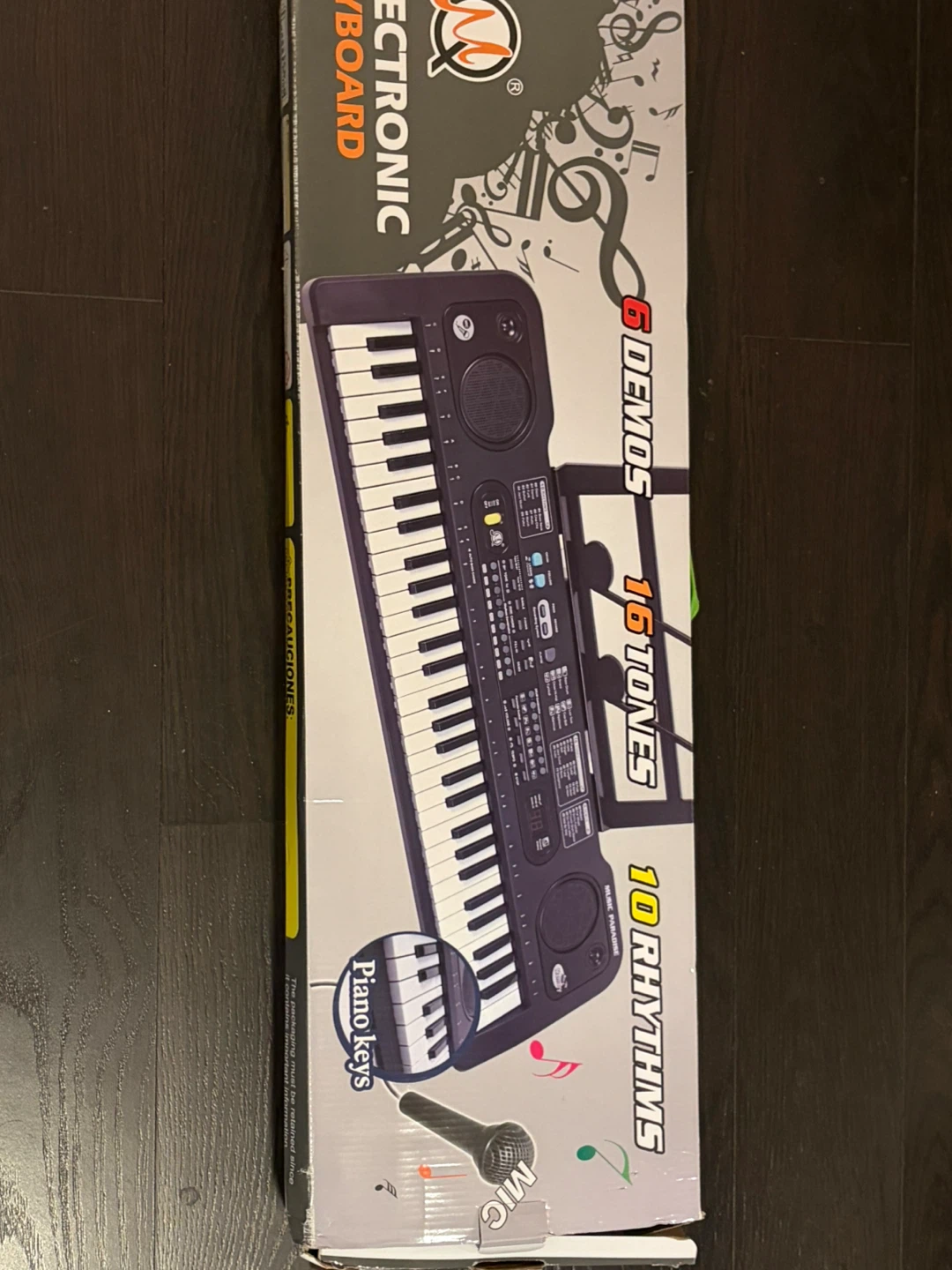 Electronic Keyboard Toy with Microphone