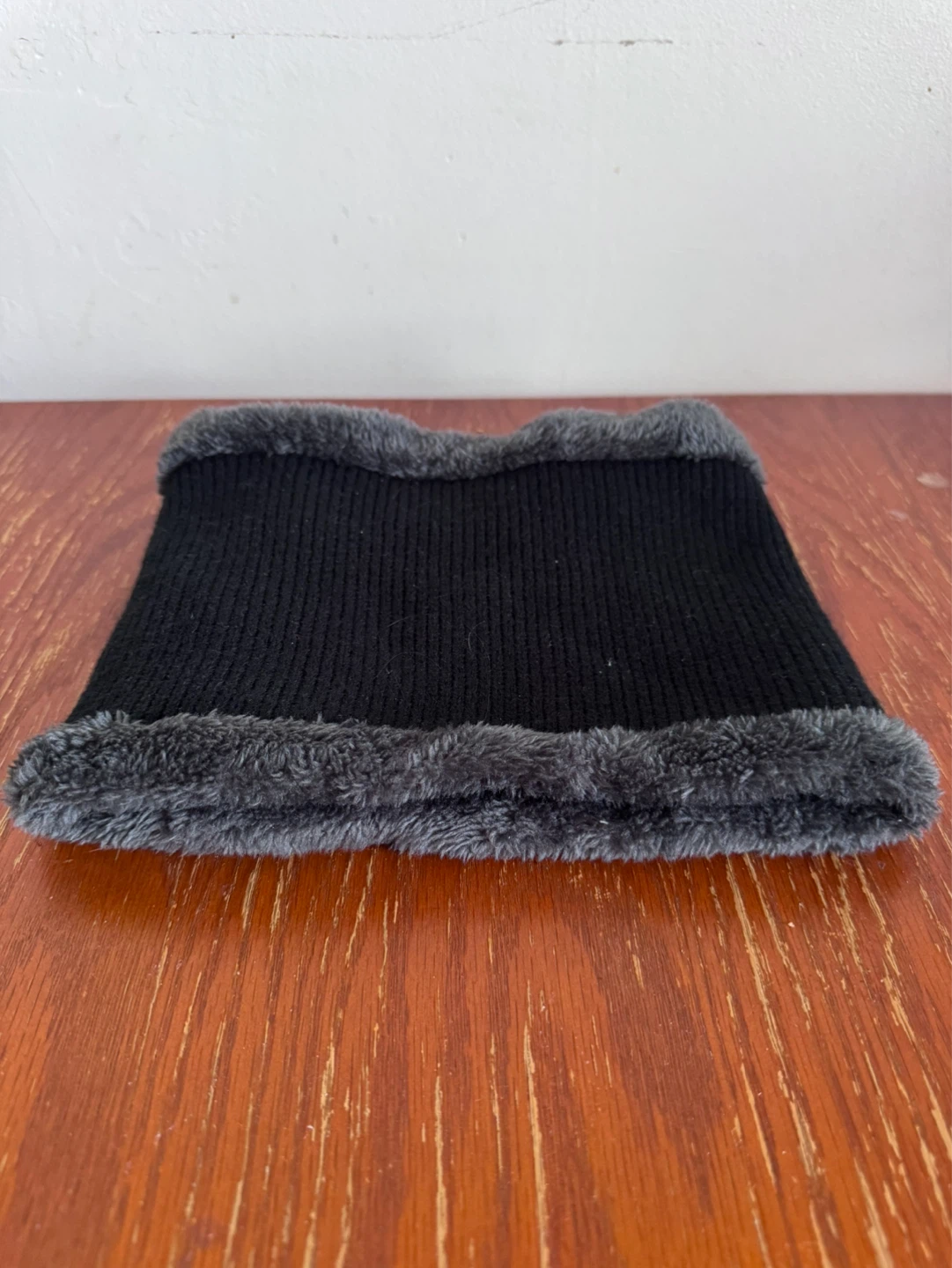 Black Fleece-Lined Neck Warmer