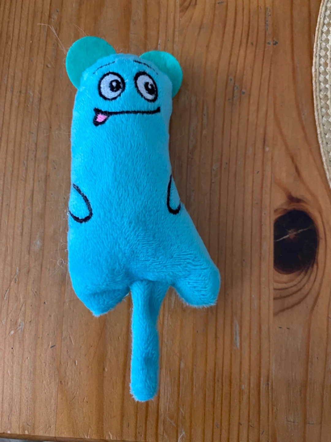Blue Plush Monster Cat 🐱 Toy