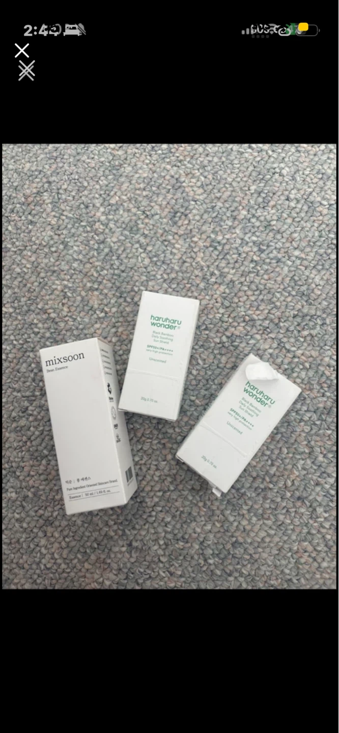 Mixsoon Bean& HaruHaru Wonder Sunscreen