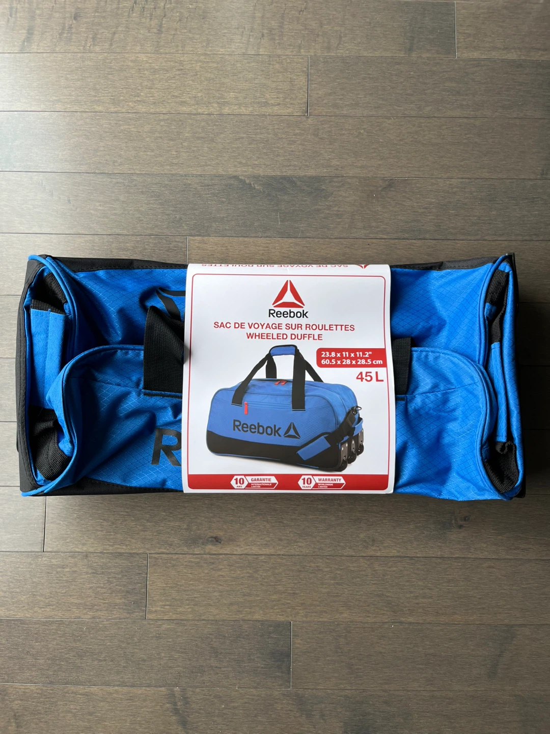 New Reebok Duffle Bag w/ Wheels