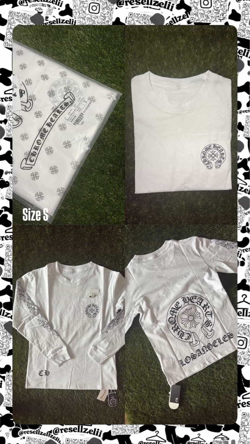 Chrome Hearts White T-Shirt Size S