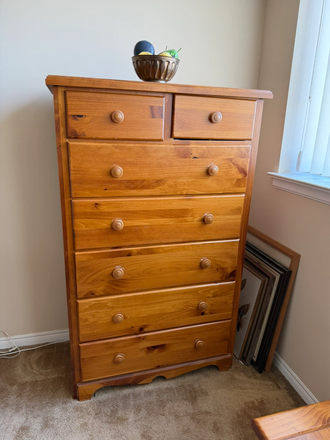 Solid Pine 5-Piece Queen Cannonball Poster Bedroom Set - photo 2