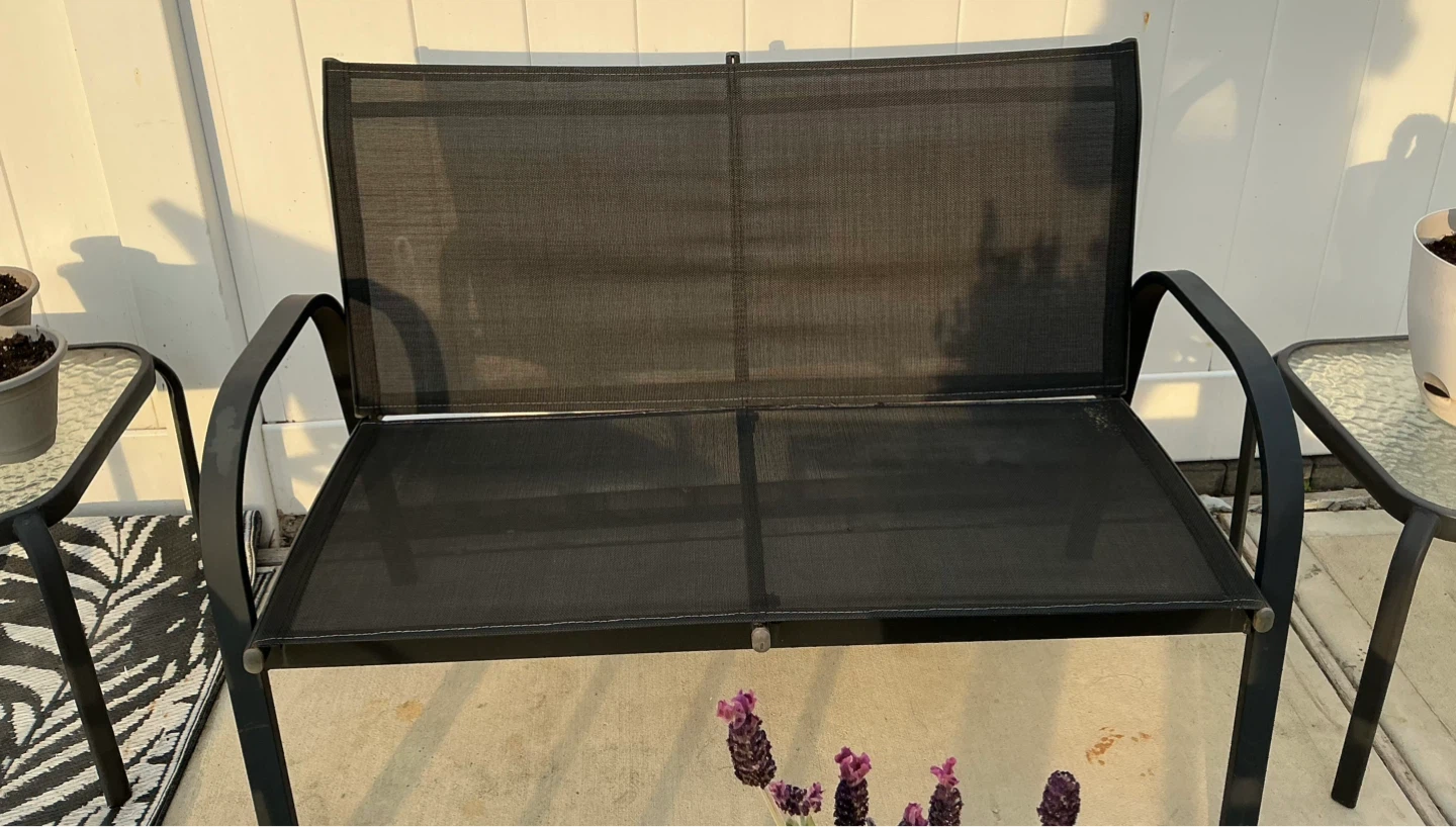 Black Outdoor Patio 6 piece Furniture Set - photo 2