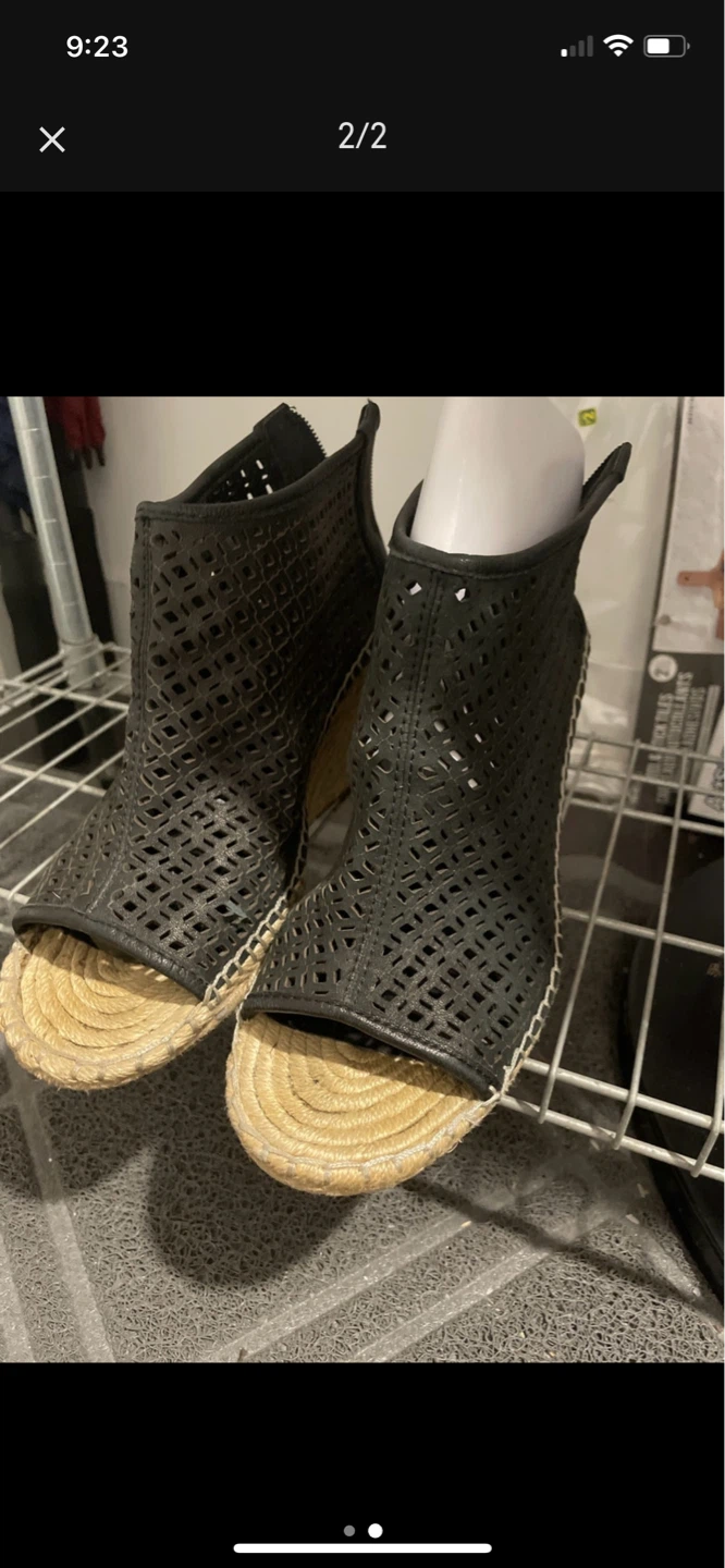 9M Vince Camuto Black Leather - photo 2