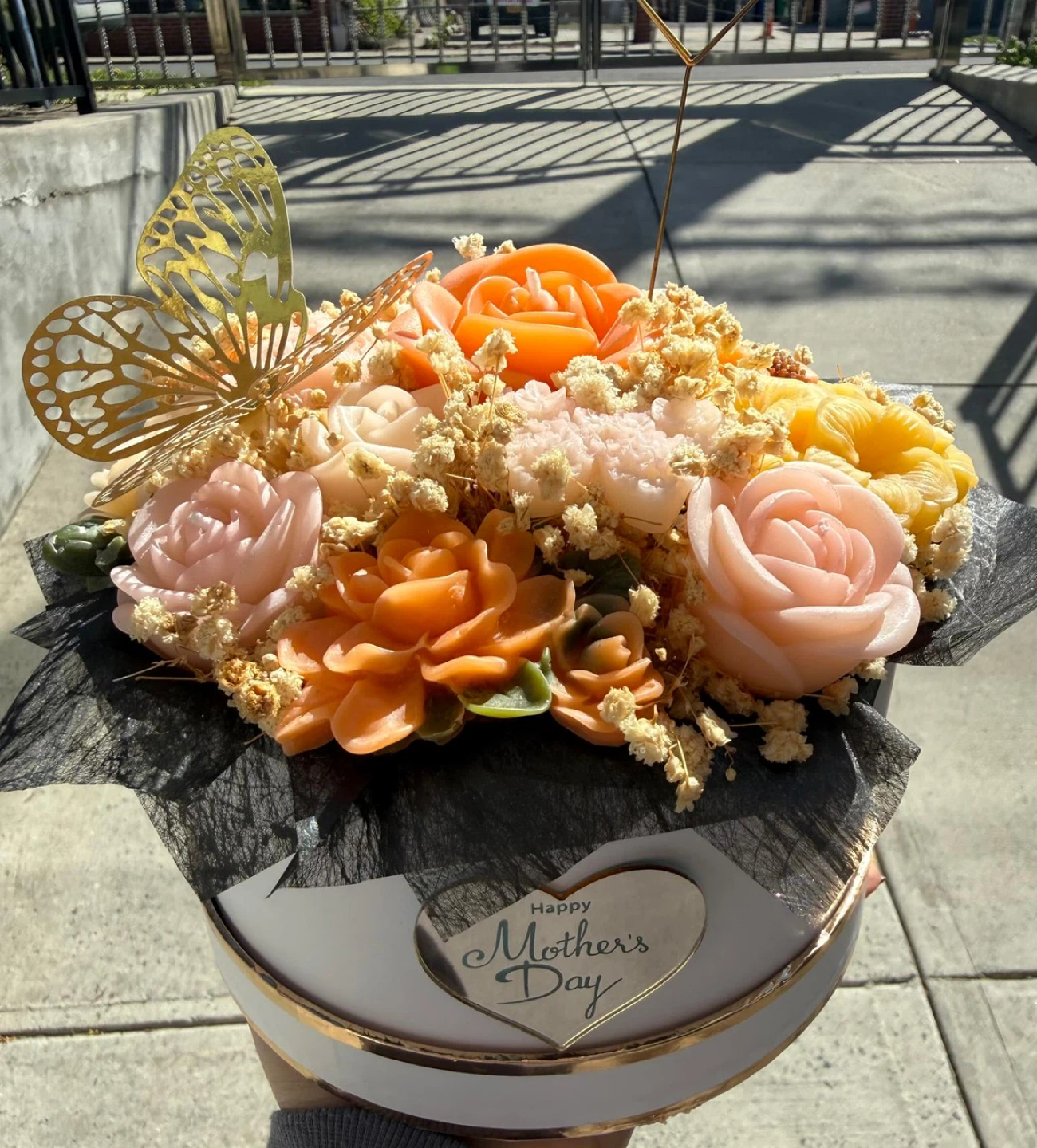 Happy Mother's Day Soap Flower Bouquet