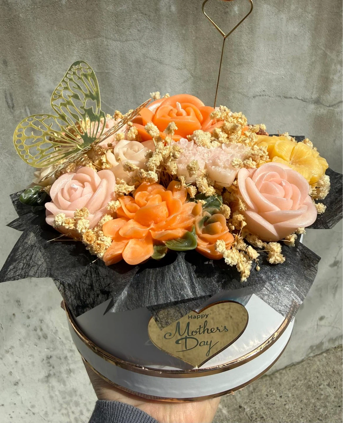 Happy Mother's Day Soap Flower Bouquet - photo 3