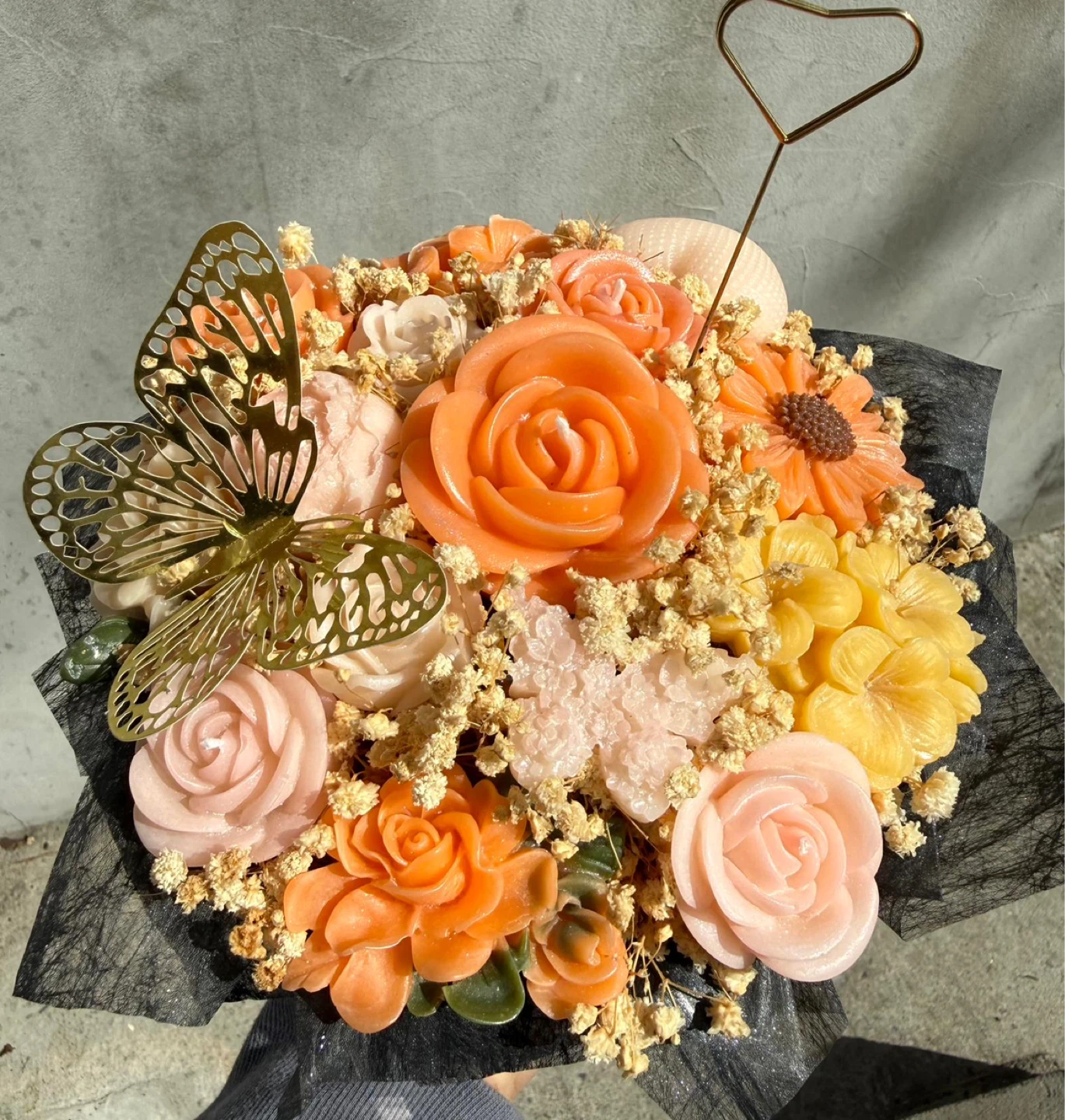 Happy Mother's Day Soap Flower Bouquet - photo 2