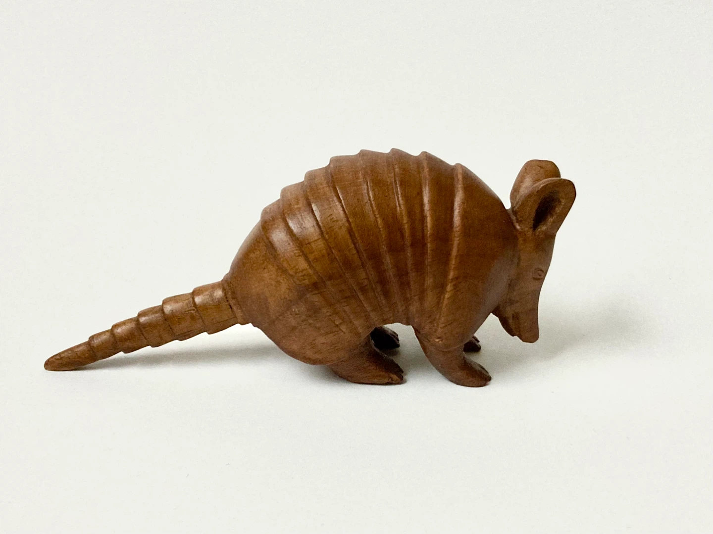 Hand-carved Wood Armadillo - photo 2