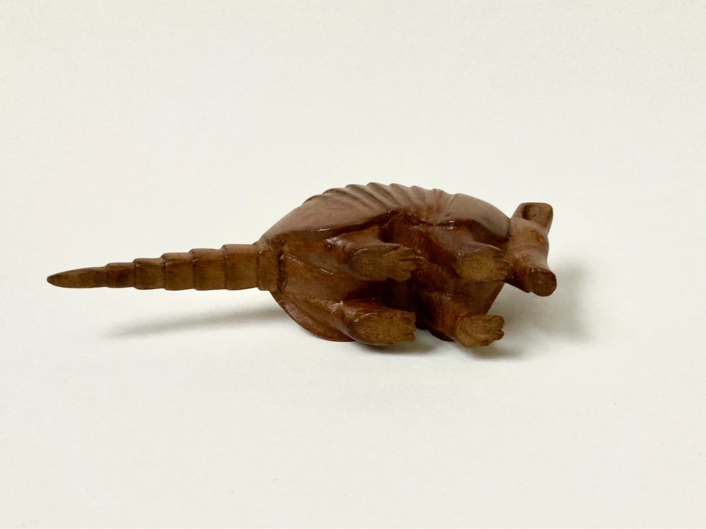 Hand-carved Wood Armadillo - photo 3