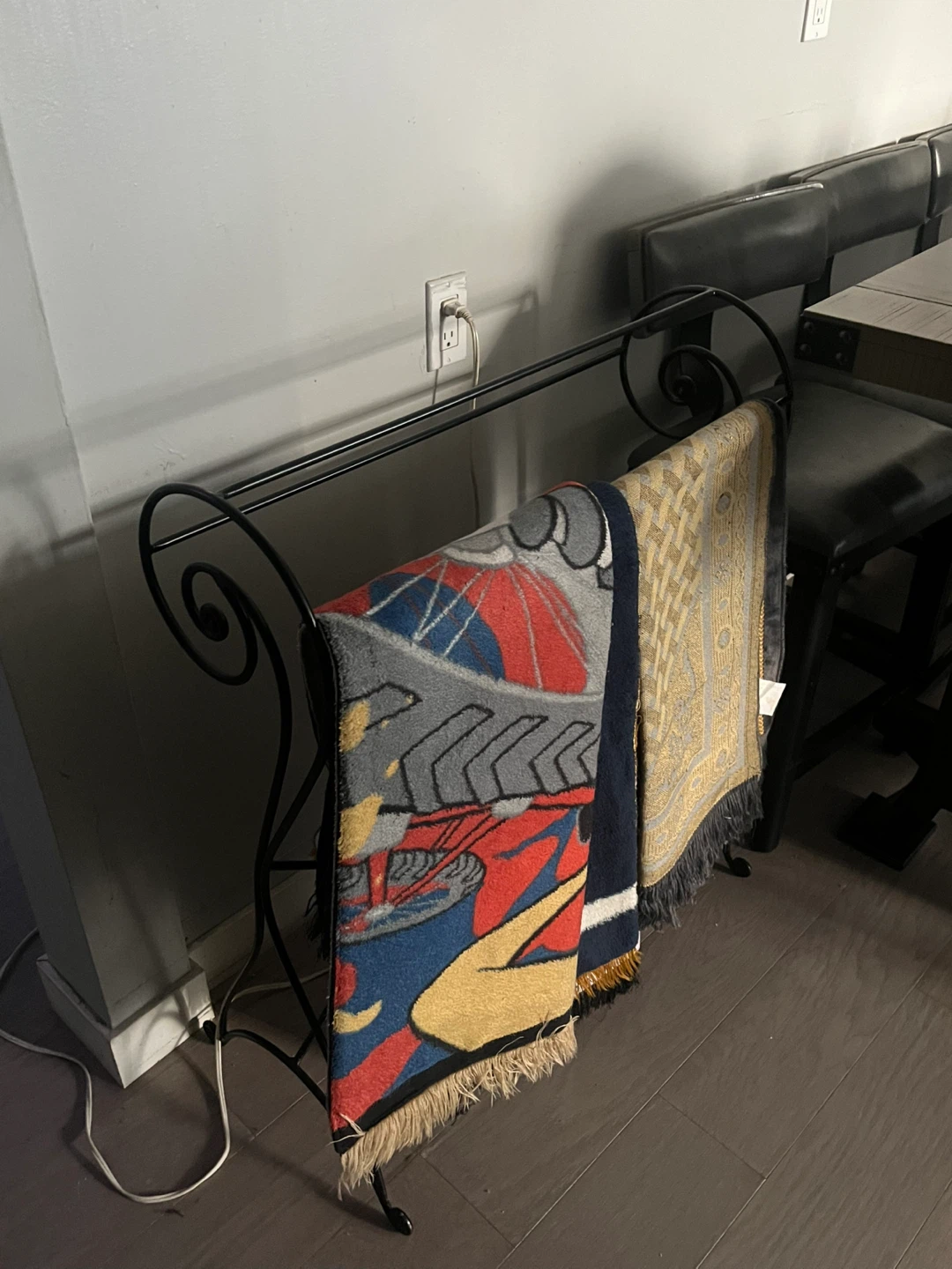 Black Metal Quilt Rack - photo 2