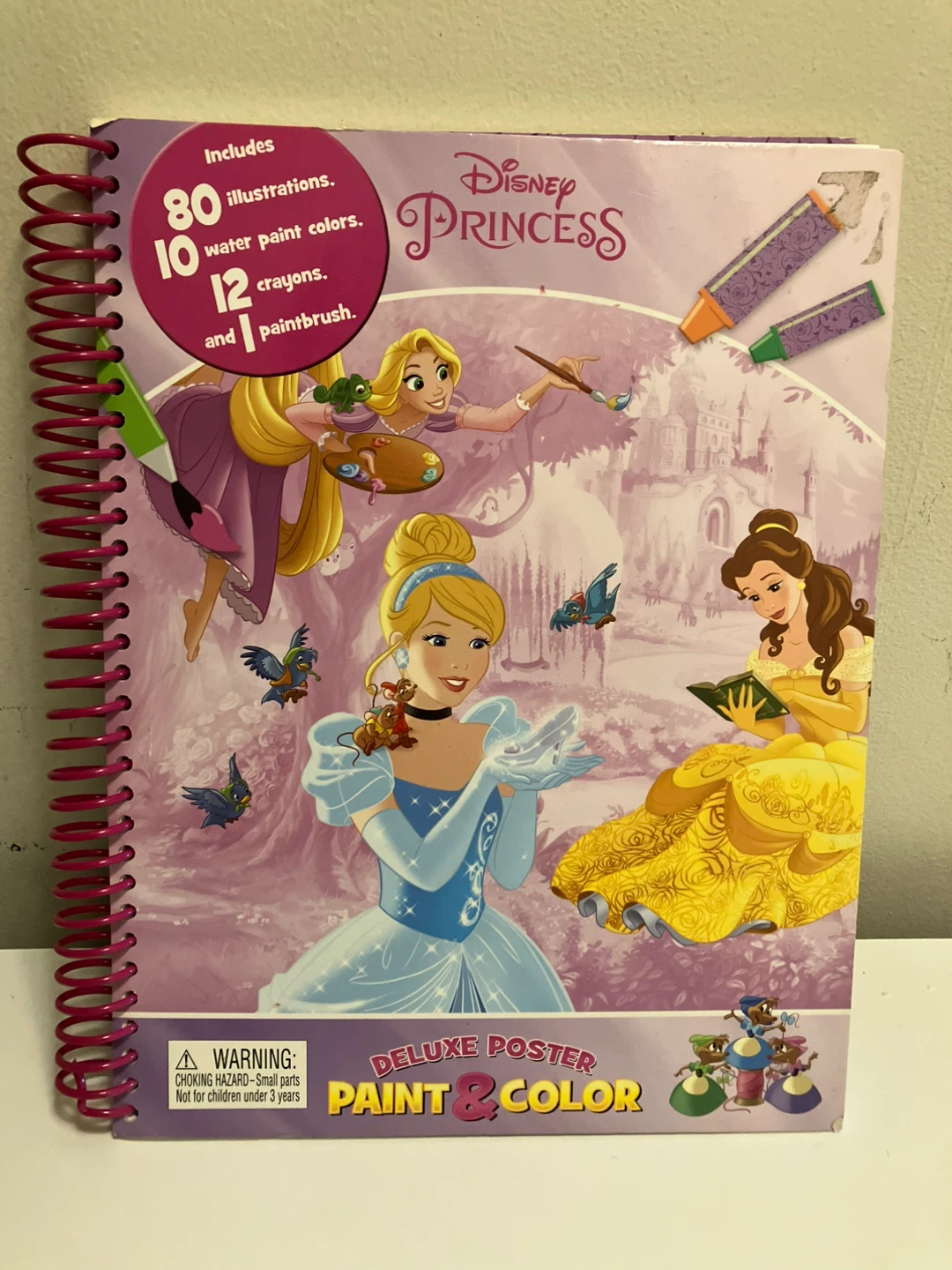 Disney Princess Deluxe Poster Paint & Color Book