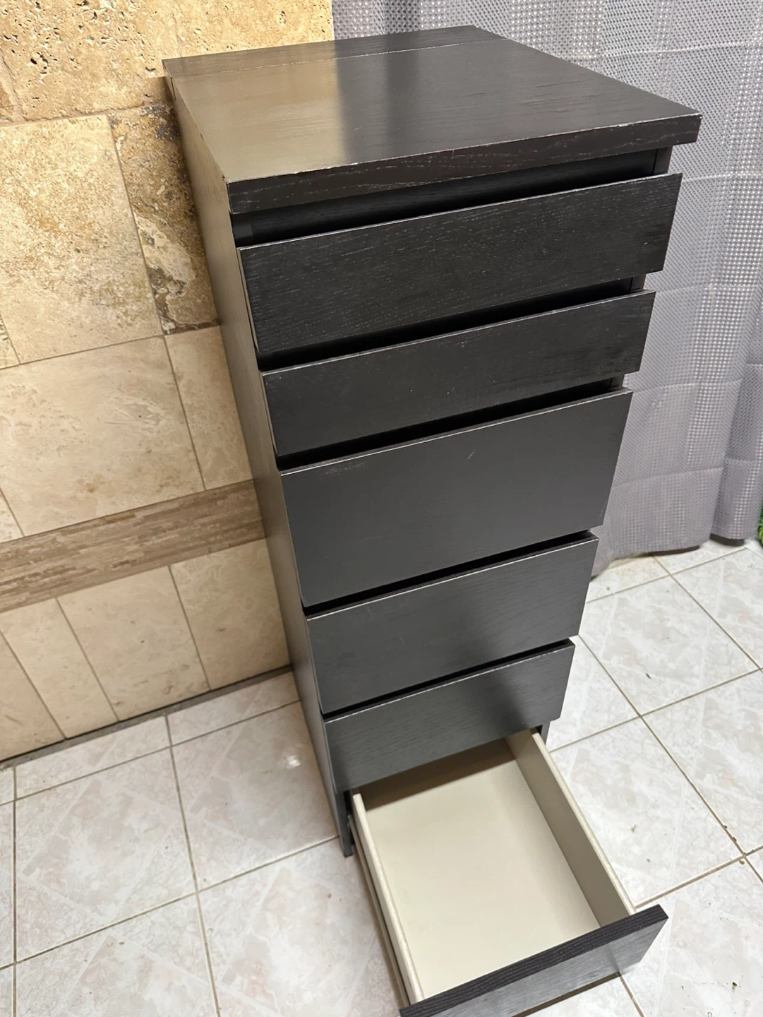 6-Drawer Tall Dresser with Jewelry Organizer and Mirror Lid - photo 3