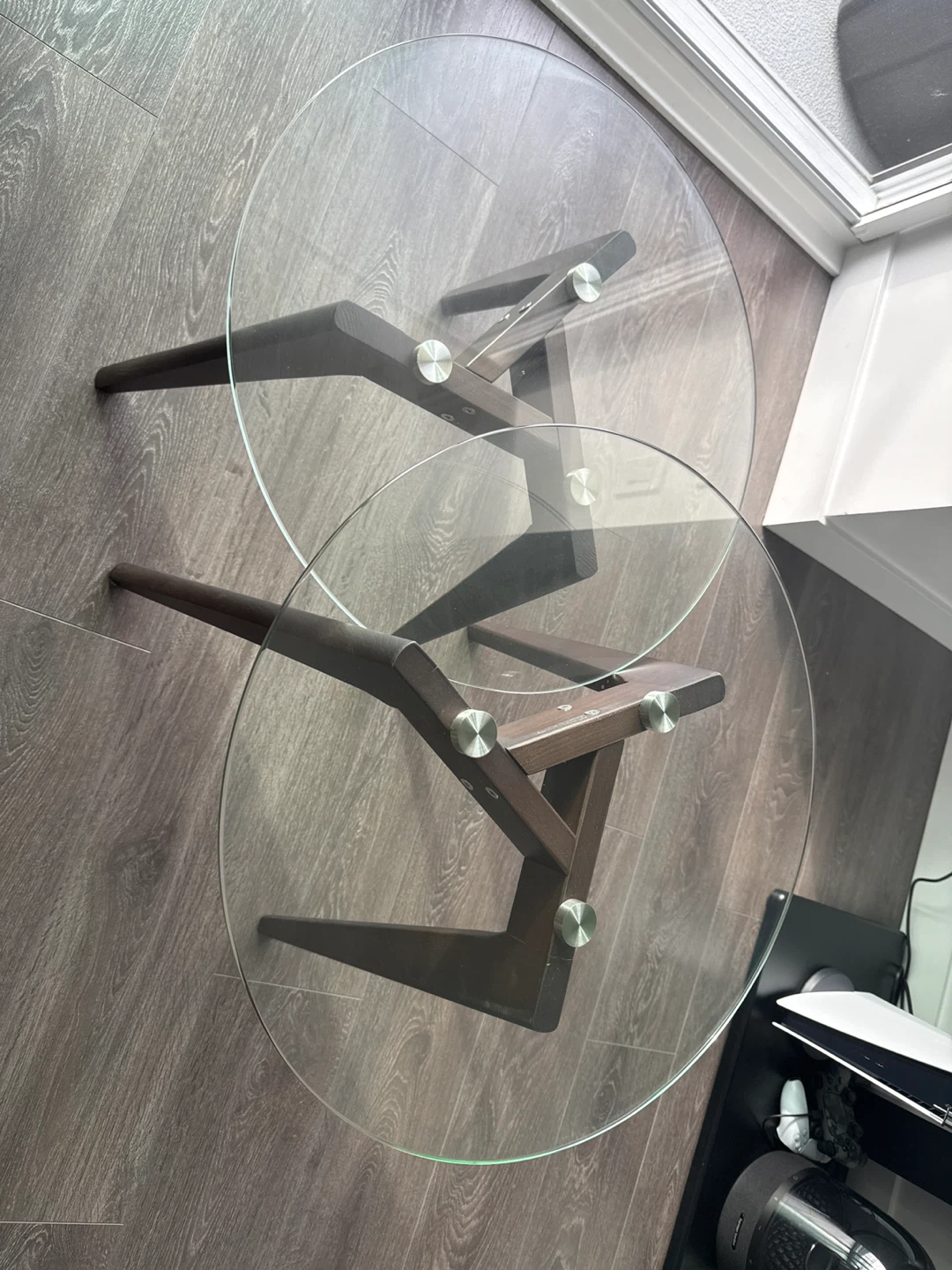 Glass Top Nesting Coffee Tables - photo 2