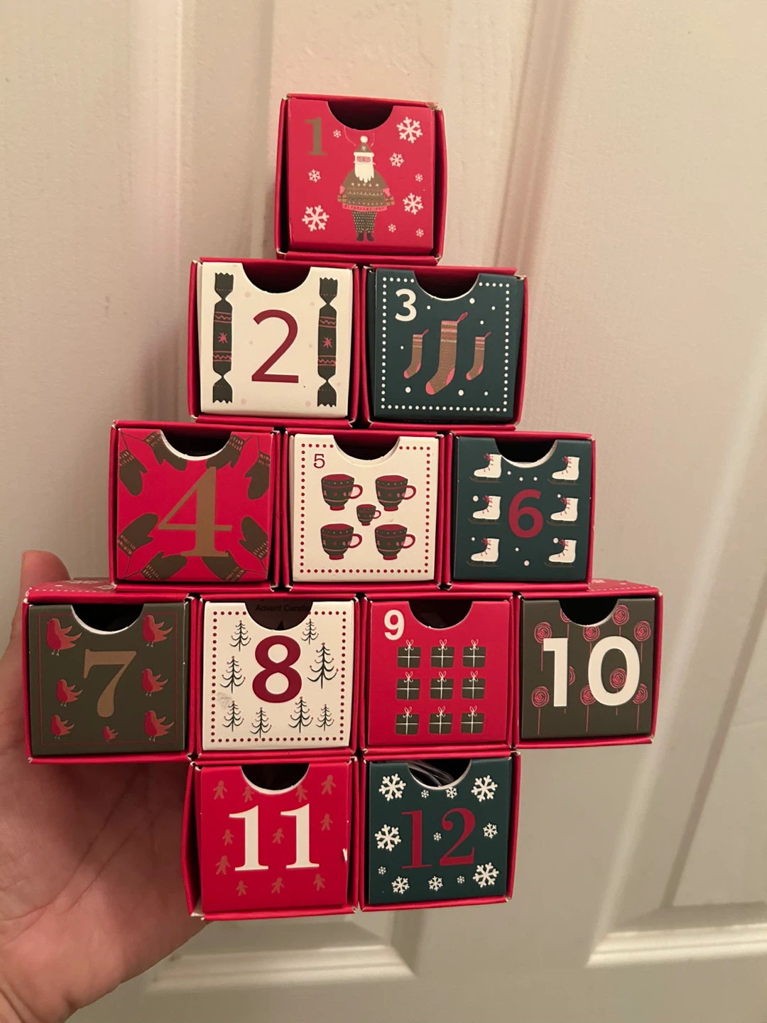 Advent Calendar Christmas Countdown Boxes