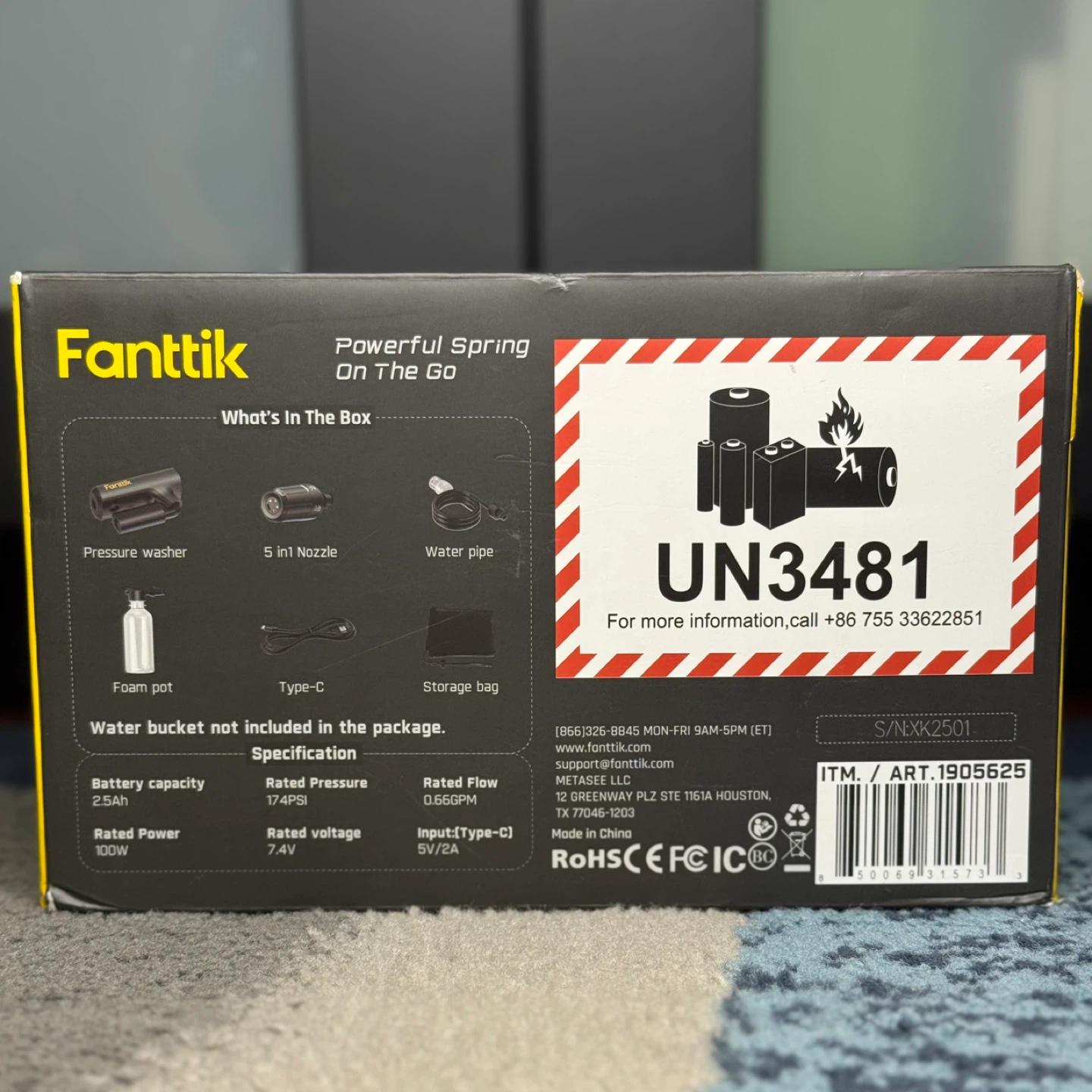 💦 Brand New Fanttik K100 Flip Portable Pressure Washer – Compact - photo 2