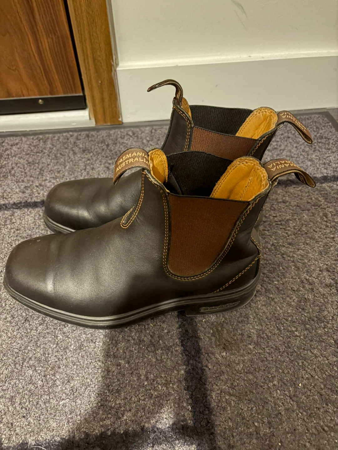 Blundstone Dark Brown Leather Chelsea Boots Size Mens 6 US - photo 2