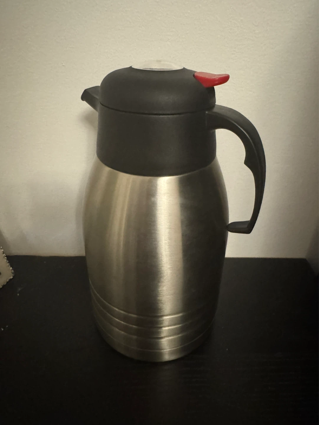 Thermos with thermometer