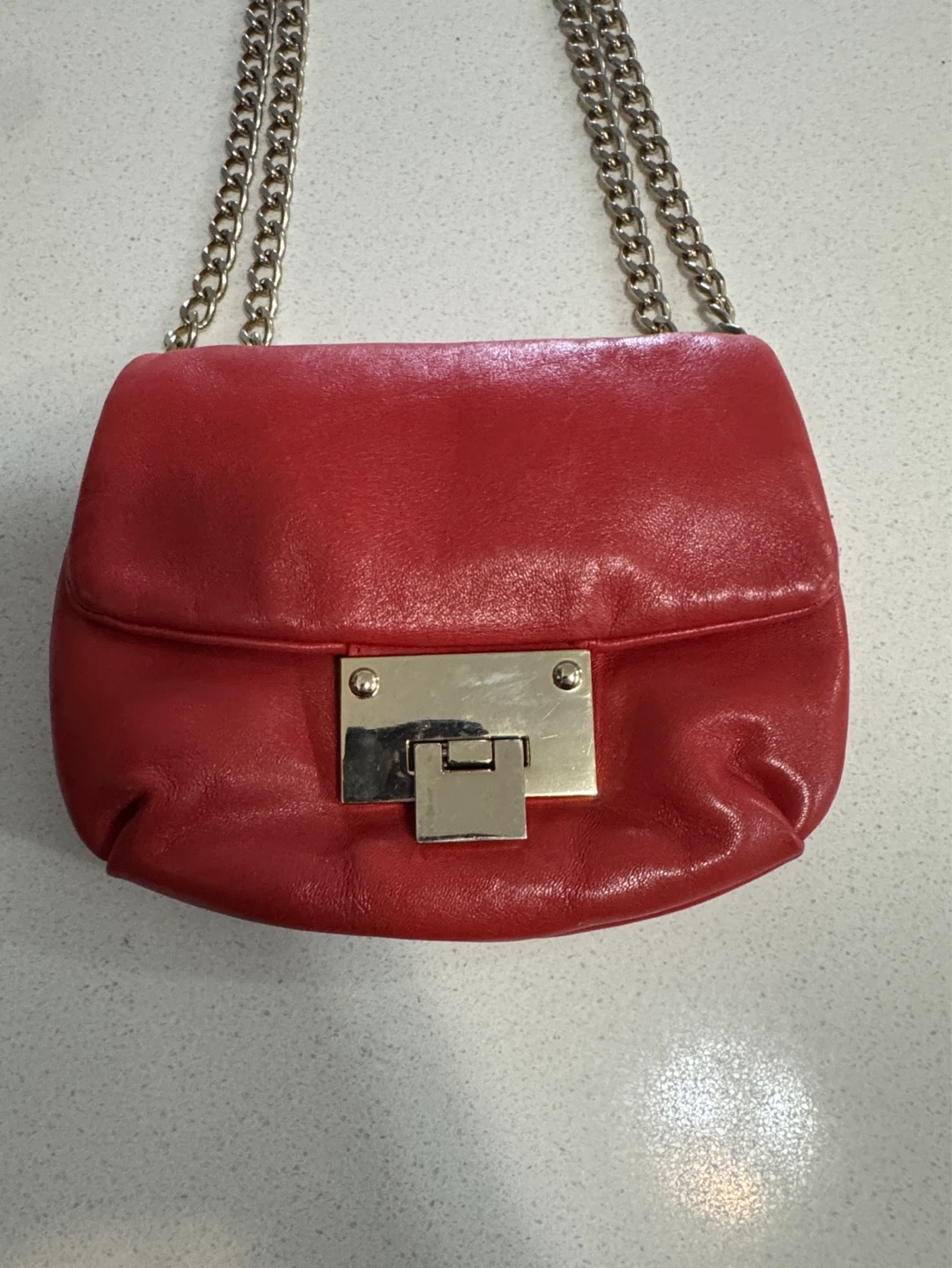 Brown’s couture red leather small crossbody - photo 2