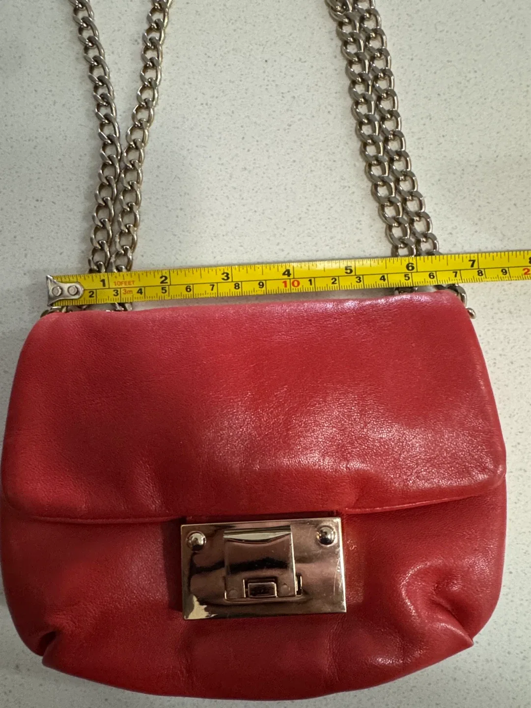Brown’s couture red leather small crossbody - photo 5