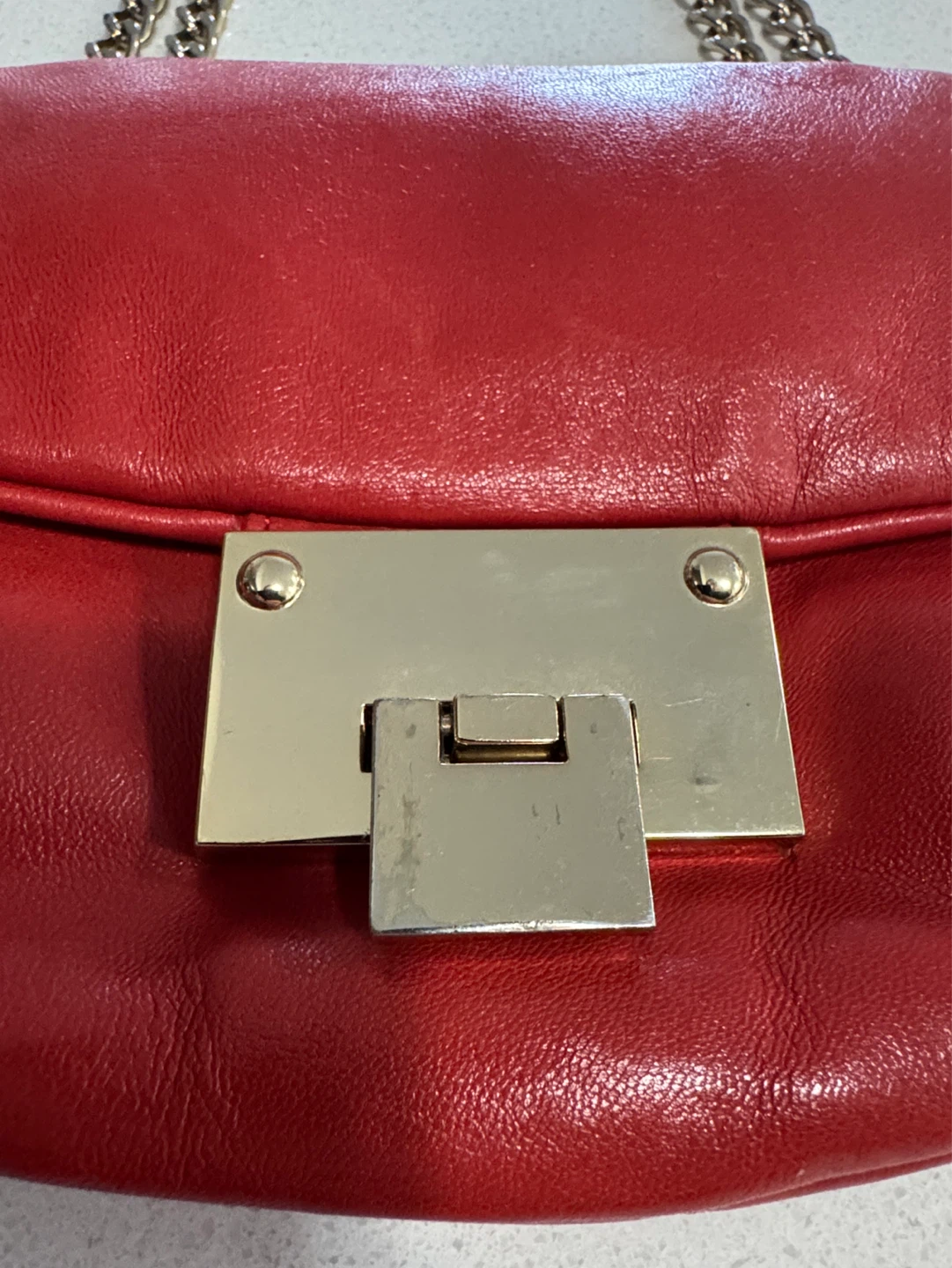 Brown’s couture red leather small crossbody - photo 3