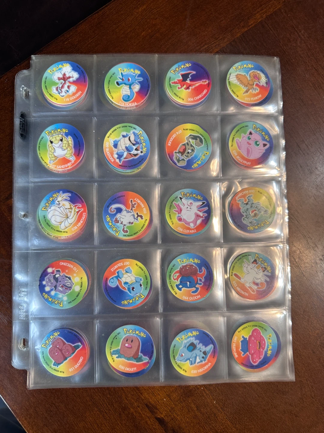 Vintage Pokemon chips Playing Chip Token Lot of 138 1998