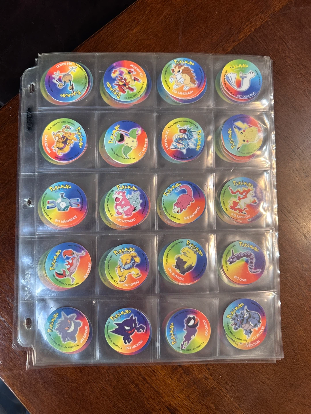Vintage Pokemon chips Playing Chip Token Lot of 138 1998 - photo 4