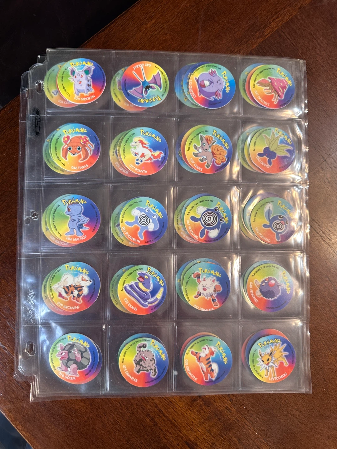 Vintage Pokemon chips Playing Chip Token Lot of 138 1998 - photo 5